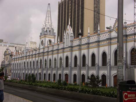 an
interesting building in Caracas
